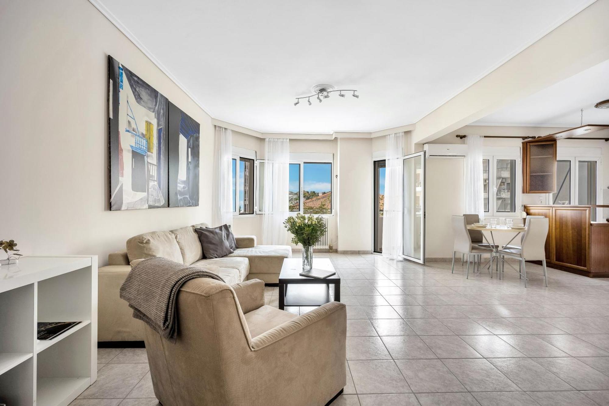 Fabulous Central Apartment Close To The Sea! Халкида Экстерьер фото